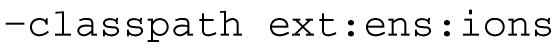  [ gnu -classpath ext:ens:ions ] 