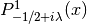 P^1_{-1/2 + i \lambda}(x)