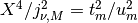 X^4/j_{\nu,M}^2=t_m^2/u_m^2