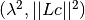 (\lambda^2, ||L c||^2)