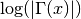 \log(|\Gamma(x)|)